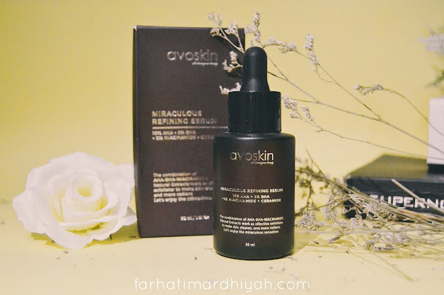Avoskin Miraculous Refining Serum Review Avoskin Miraculous Refining Serum, Review Skincare, Review Exfoliator serum, Exfoliator rekomendasi untuk kulit berjerawat, Exfoliator untuk kulit berminyak, Exfoliator untuk oily skin, Tips memilih exfoliator, kandungan exfoliator yang aman, exfoliator acne prone skin, exfoliator oily skin, exfoliator untuk kulit berminyak dan berjerawat, niacinamide untuk jerawat, ceramide untuk apa, ceramide untuk kulit lembab, kandungan AHA BHA, niacinamide dalam exfoliator
