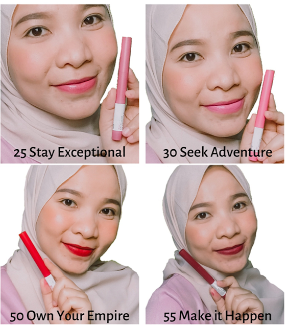 swatches maybelline super stay ink crayon Maybelline Super Stay Ink Crayon dilengkapi dengan sharpener atau rautan dibagian ujung bawah. Rautan ini berguna banget untuk menjaga ujung krayon tetap lancip, jadi akan lebih memudahkan dan tetap presisi setiap saat.