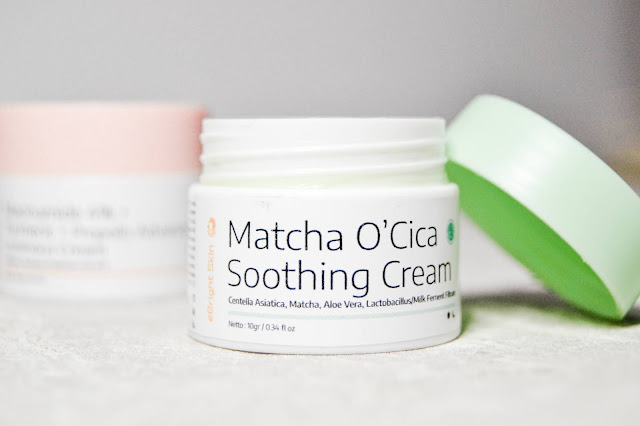 Matcha O'Cica Soothing Cream eBright Skin review eBright Skin Matcha O'Cica Soothing Cream, review Niacinamide 4% + Turmenic + Propolis Advanced Luminous Cream, review daily cream ebright skin, harga ebright skin, review ebright skin, review skincare ibu menyusui, review skincare aman ibu hamil dan menyusui, review skincare aman ibu menyusui, review skincare ibu hamil, hasil pemakaian eBright Skin Matcha O'Cica Soothing Cream, hasil pemakaian Niacinamide 4% + Turmenic + Propolis Advanced Luminous Cream