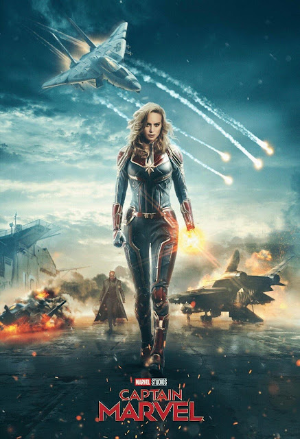Captain Marvel Poster Captain Marvel, Vres Marvel, Captai Marvel Dr. Carol, Marvel, Avenger, Review Film Marvel, Stone Marvel, Batu Thanos, Stone Thanos, Jenis-jenis batu thanos, batu thanos apa saja?, Tesseract Marvel, Space Stone, Soul Stone ada dimana