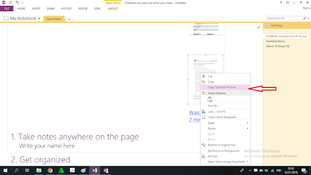 microsoft one note cara copy text PDF scan, cara mudah edit PDF scan, cara mudah copy pasti text PDF, cara mudah copy paste, bagaimana caranya copy file PDF, cara copy file PDF, Cara convert PDF scan,