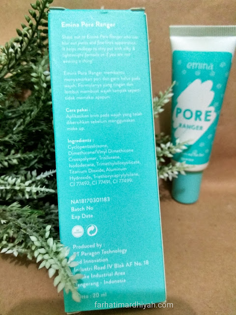 Emina Pore Ranger Emina Pore Ranger, Primer Emina, Pore Ranger, Review Primer Emina Pore Ranger, Review Primer Emina, Review Emina Pore Ranger, Hasil dari Pemakaian Emina Pore Ranger, Result Emina Pore Ranger, Emina Pore Ranger untuk kulit berminyak, Emina Pore Ranger menutup pori-pori, Ketahanan Emina Pore Ranger, Primer murah untuk menutup pori, Primer untuk kulit berminyak, Primer murah, Primer ampuh untuk menutup pori, Primer ampuh untuk kulit berminyak, hasil dari pemakaian emina pore ranger, klaim emina pore ranger, kandungan emina pore ranger, emina pore ranger paraben free, emina pore ranger aman untuk kulit berminyak, emina pore ranger untuk kulit kering